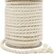 8Mm Macrame Cord, 59 Feet 3Ply Twisted Craft Cotton Rope Thick Nautical Rope for Crafts, Wall Hangings, Plant Hangers, Knotting, Rope Basket Making (Beige)